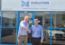 Neil Cardinal from Evolution Measurement and Ed Best from Hampshire Business Computers.