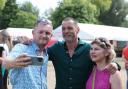 Fred Sirieix at the Boursin stand.